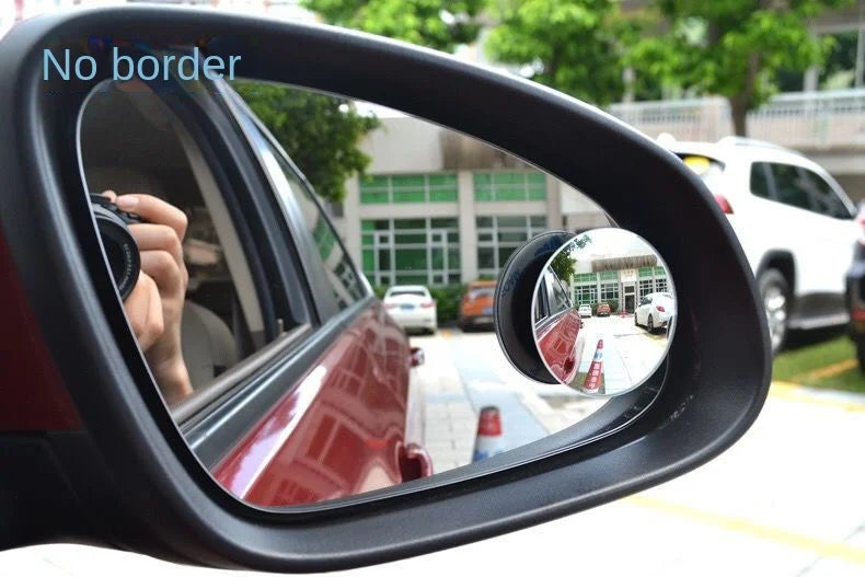 360° Adjustable Car Blind Spot Mirror - Wide Angle Rearview Safety Lens